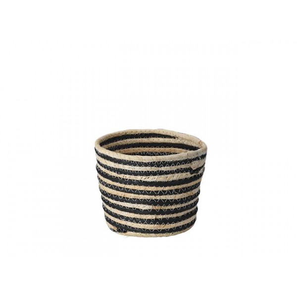 Cos impletit 17X15cm, dungi negre