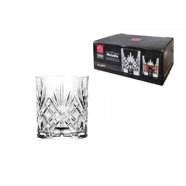 Набор тумблеров Melodia 6шт, 80ml Набор тумблеров Melodia 6шт, 80ml