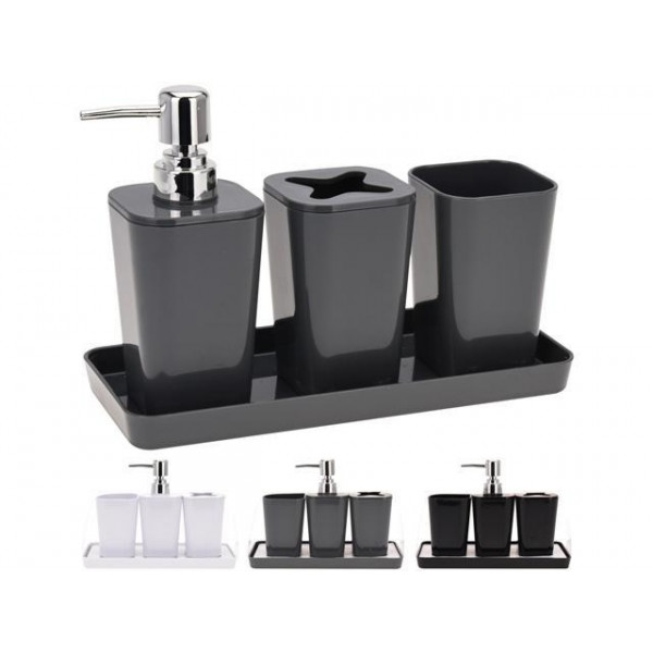 Set pentru baie din plastic Bathroom 4unit "Linie" Set pentru baie din plastic Bathroom 4unit "Linie"