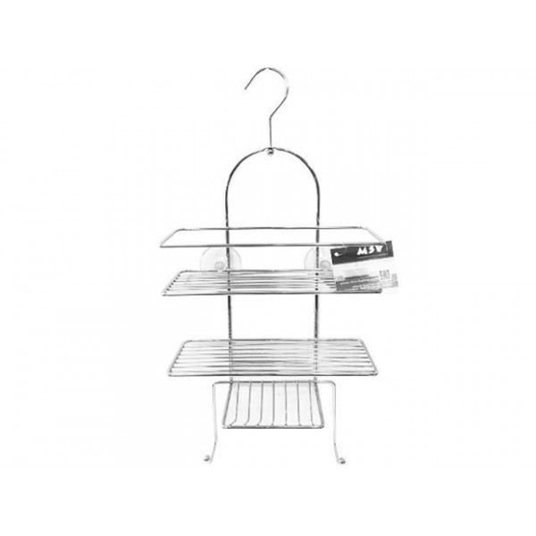Raft portabil pe Cârlig cu 3 nivele MSV 25X53cm, cromat Raft portabil pe Cârlig cu 3 nivele MSV 25X53cm, cromat