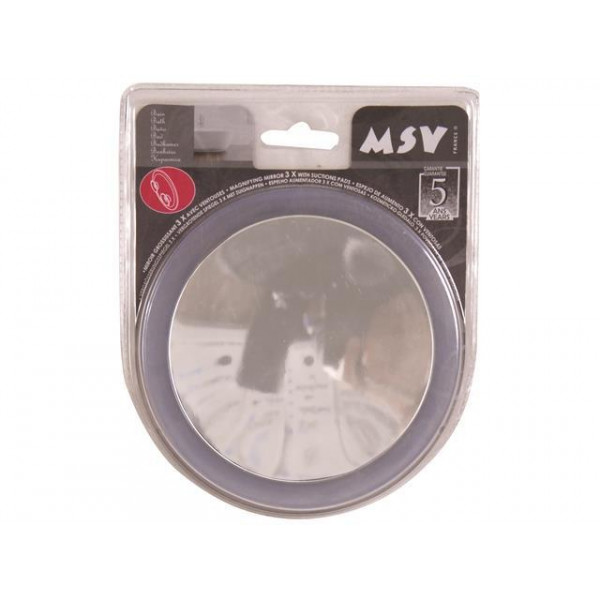Oglinda pe perete pe Ventuză MSV D15cm alb Oglinda pe perete pe Ventuză MSV D15cm alb