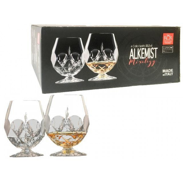 Set pahare pentru coniac Alkemist 6buc, 530ml
