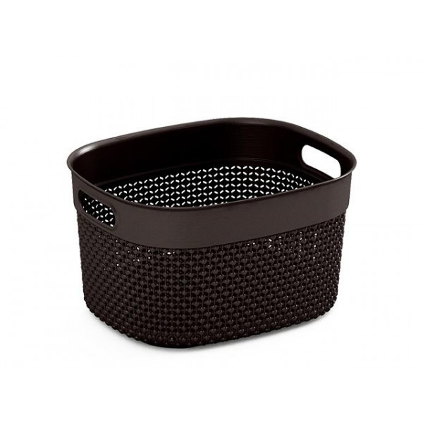 Корзина KIS Filo 6l, 27Х22Х15cm, темно-серый Корзина KIS Filo 6l, 27Х22Х15cm, темно-серый