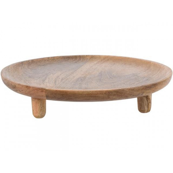 Platou de servire EH D30X5cm, picioruse din lemn, mango Platou de servire EH D30X5cm, picioruse din lemn, mango