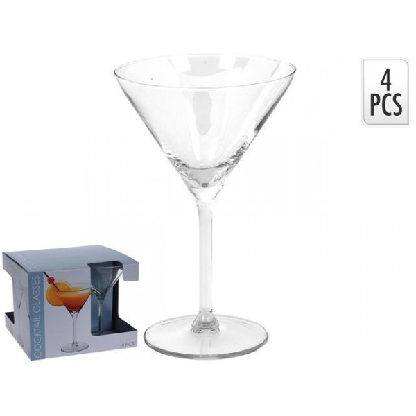 Set 4 pocale pentru martini Vinissimo 260ml Set 4 pocale pentru martini Vinissimo 260ml