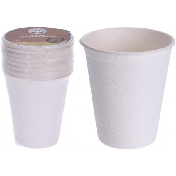 Набор стаканов бумажных ECO 8шт, 275ml Набор стаканов бумажных ECO 8шт, 275ml