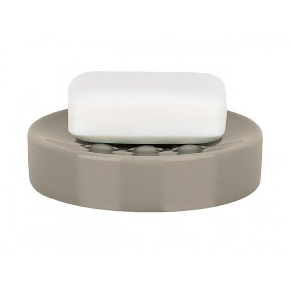 Săpunieră Spirella Tube 11X11X2.6cm gri, portelan Săpunieră Spirella Tube 11X11X2.6cm gri, portelan