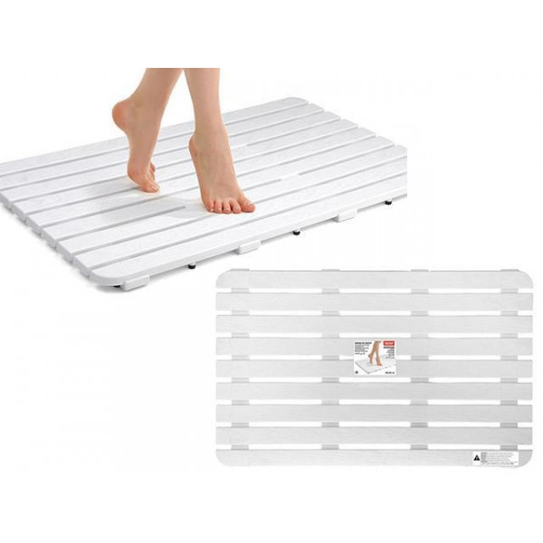 Настил для душа Tatay 80X50X3cm белый, пластик