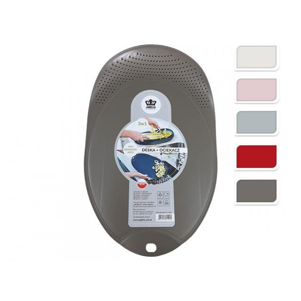 Tocator din plastic Jagiello 38X25cm 3in1 oval Tocator din plastic Jagiello 38X25cm 3in1 oval