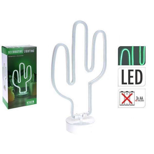 Сувенир LED "Кактус" 36cm, 3XAA не вход