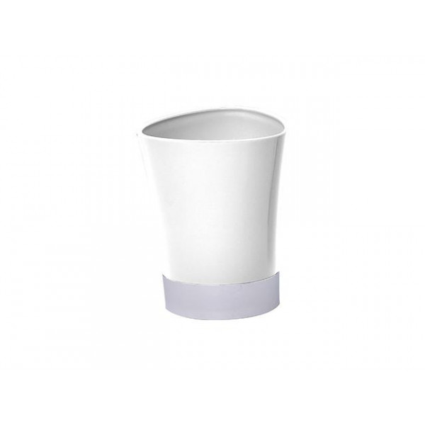 Păhar pentru periuțe de dinți Tendance Conical, albă din plastic Păhar pentru periuțe de dinți Tendance Conical, albă din plastic