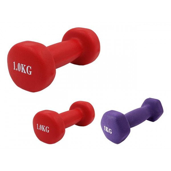 Гантель неопреновая 1kg, 1шт Гантель неопреновая 1kg, 1шт