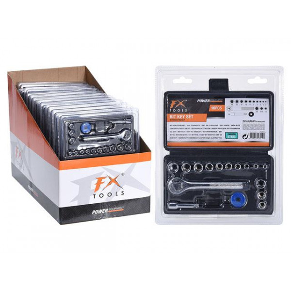 Set de instrumente cu clichet FX 16 buc Set de instrumente cu clichet FX 16 buc
