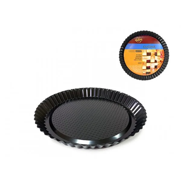 Форма для выпечки Cucina D28X3.5cm волнистые края, антипри Форма для выпечки Cucina D28X3.5cm волнистые края, антипри