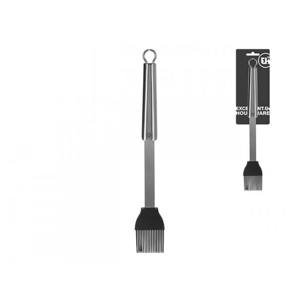Perie pentru patiserie EH 30cm, silicon, maner metalic Perie pentru patiserie EH 30cm, silicon, maner metalic