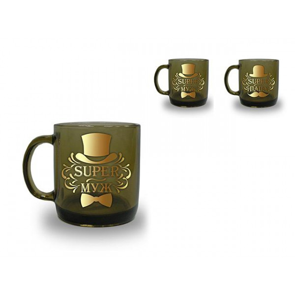 Cana 420ml din sticla GI Verso Design "Super" Cana 420ml din sticla GI Verso Design "Super"
