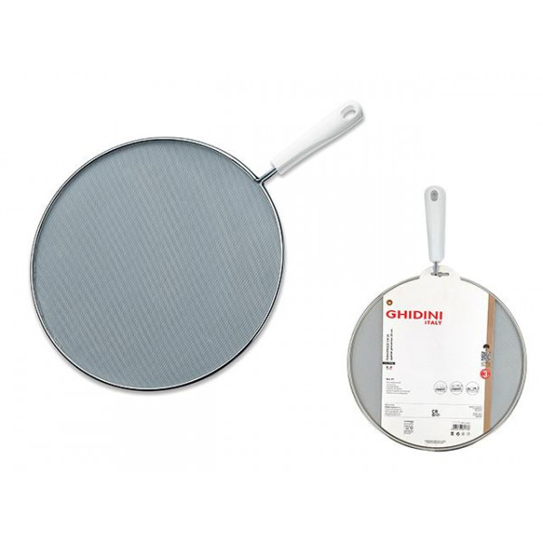 Plasa de protectie impotriva grasimii Ghidini Daily 29cm, inox/plastic Plasa de protectie impotriva grasimii Ghidini Daily 29cm, inox/plastic