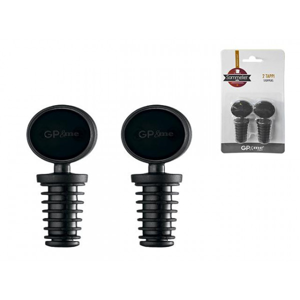 Set dopuri pentru sticle Ghidini Sommelier 2buc Set dopuri pentru sticle Ghidini Sommelier 2buc