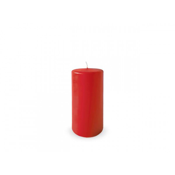 Lumanare Decor 12X6cm, 38ore, rosu