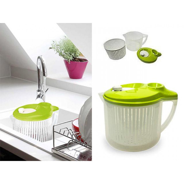 Uscator centrifuga pentru salata Snips 2in1 3l Uscator centrifuga pentru salata Snips 2in1 3l
