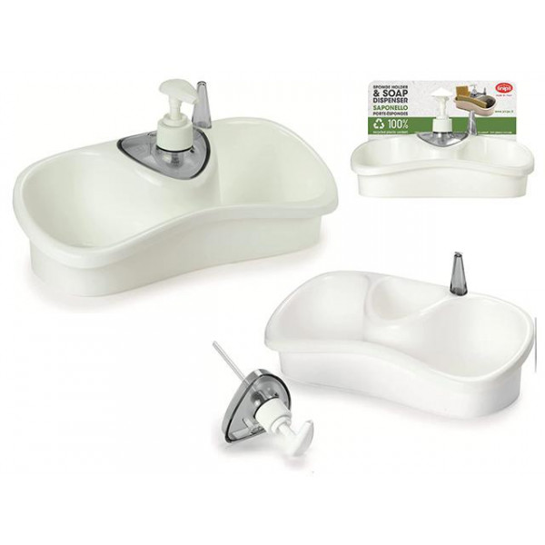 Dozator pentru sapun lichid Snips cu tava pentru burete 26cm