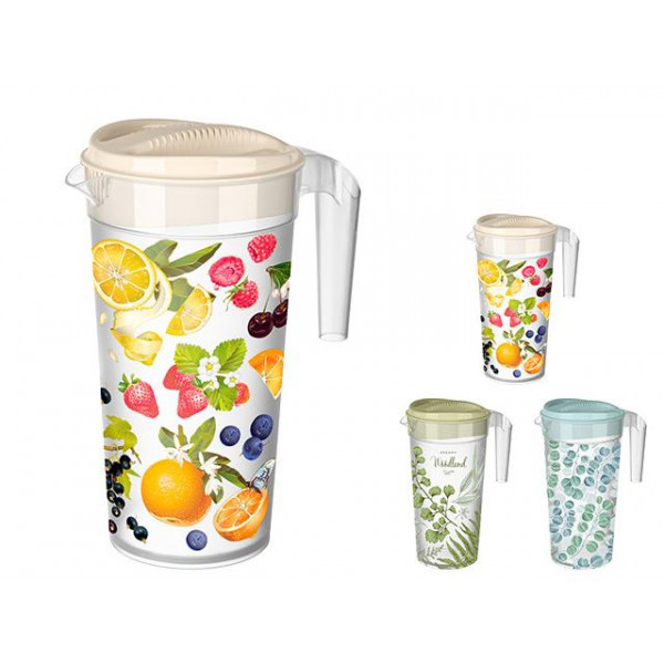 Ulcior Phibo 1.5l "Decor", cu capac, din plastic