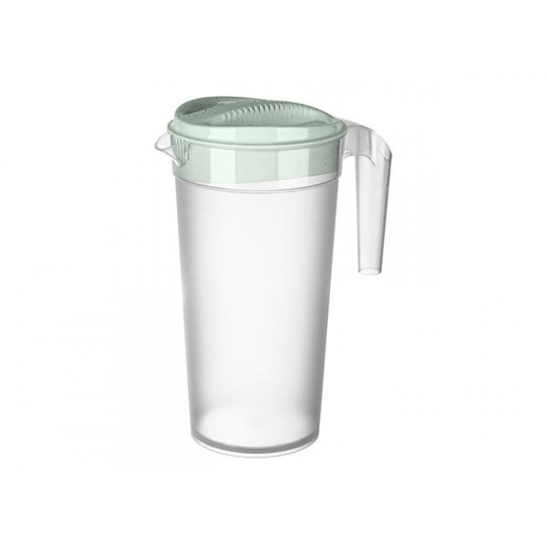 Кувшин Phibo 1.5l, с крышкой, прозрачный, пластик
