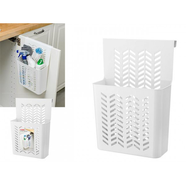 Coș suspendabil pe usa Econova 24X12X34cm alb Coș suspendabil pe usa Econova 24X12X34cm alb