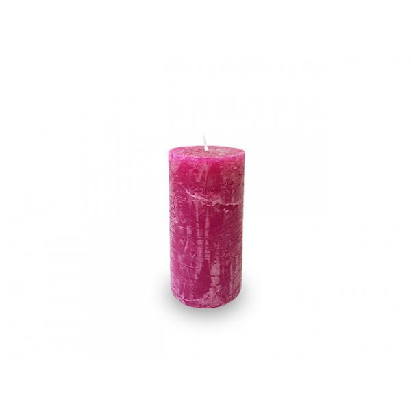 Lumanare Decor 12X6cm, 38ore, Hand made, fuchsia Lumanare Decor 12X6cm, 38ore, Hand made, fuchsia