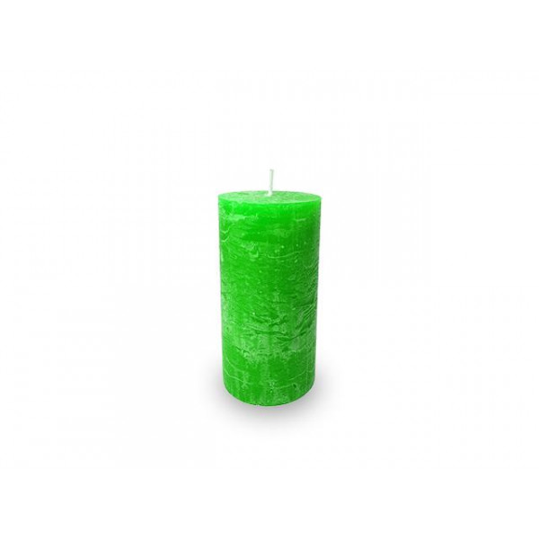 Lumanare Decor 12X6cm, 38ore, Hand made, verde Lumanare Decor 12X6cm, 38ore, Hand made, verde
