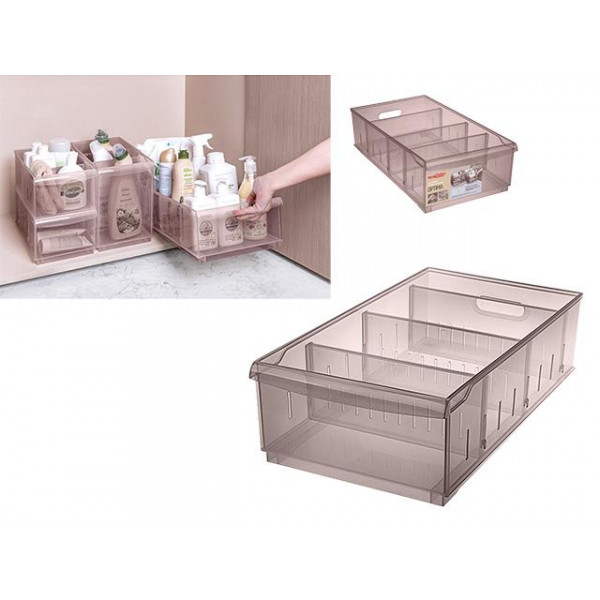Organizator pentru depozitare Econova Optima 11.5l, 24.2X45X12.9cm Organizator pentru depozitare Econova Optima 11.5l, 24.2X45X12.9cm