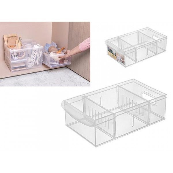 Organizator pentru depozitare Econova Rolly 2.65l, 15X26.6X8.7cm Organizator pentru depozitare Econova Rolly 2.65l, 15X26.6X8.7cm