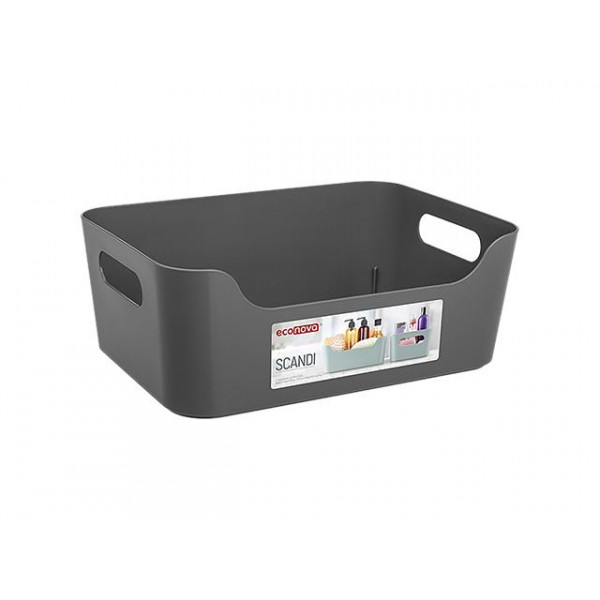 Корзина Econova Scandi 10l, 34X24X14cm, серая Корзина Econova Scandi 10l, 34X24X14cm, серая