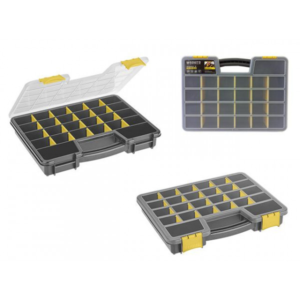 Organizator pentru depozitarea obiectelor mici Bytplast Worker 39X29.5X6cm, gri Organizator pentru depozitarea obiectelor mici Bytplast Worker 39X29.5X6cm, gri