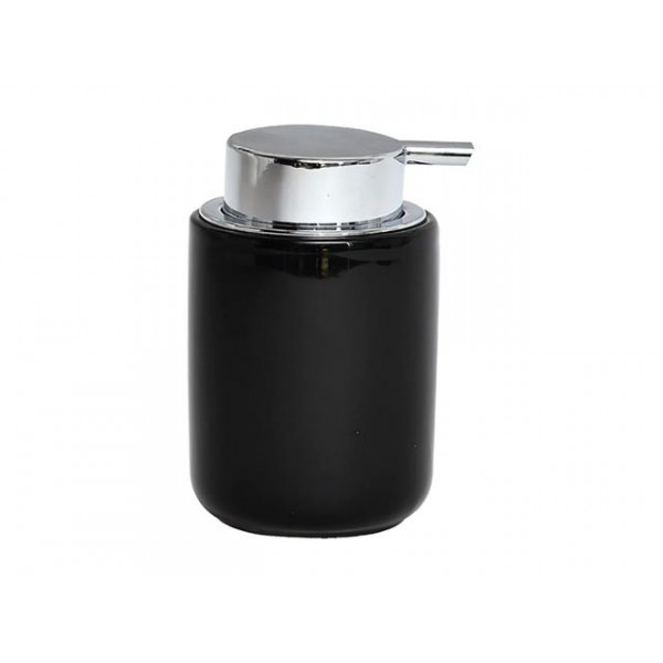 Dozator pentru săpun Tendance Dolomite 235ml, negru, din ceramică