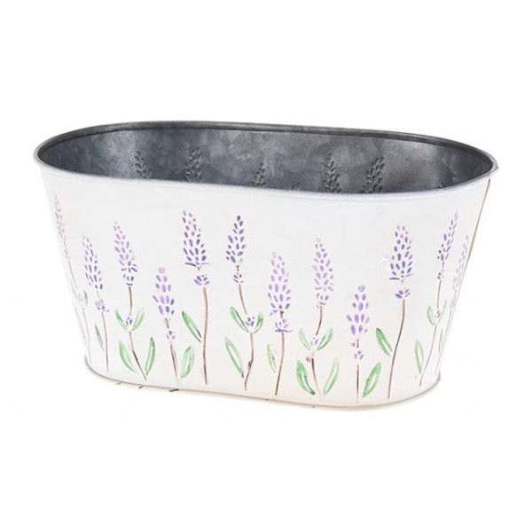 Ghiveci metalic "Cada" 24Х19Х10.5cm, Ierburi