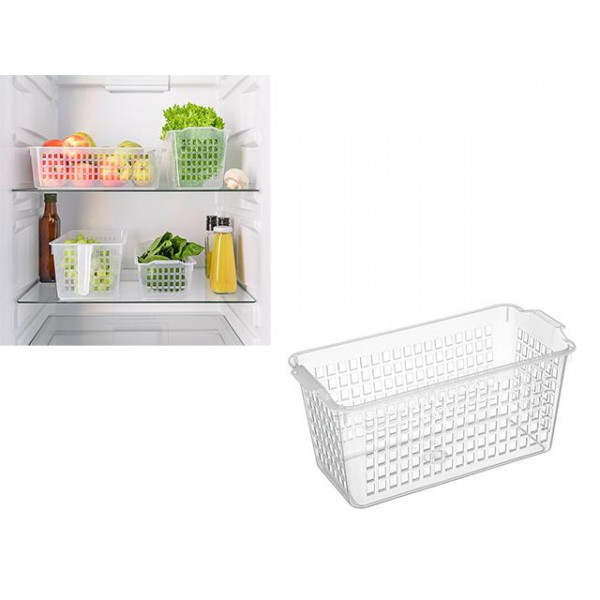 Cos pentru depozitarea ?n frigider Phibo 28X13.5X12.3cm, transparent