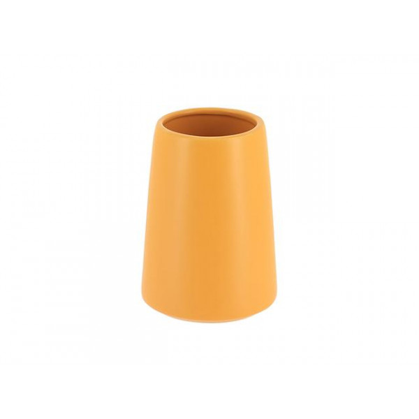 Păhar pentru periuțe de dinți Tendance Solid Color galbăn, din polirasină Păhar pentru periuțe de dinți Tendance Solid Color galbăn, din polirasină