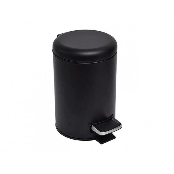 Cos pentru gunoi cu pedala Tendance 3l 23X25.5cm, metal, negru, soft close Cos pentru gunoi cu pedala Tendance 3l 23X25.5cm, metal, negru, soft close