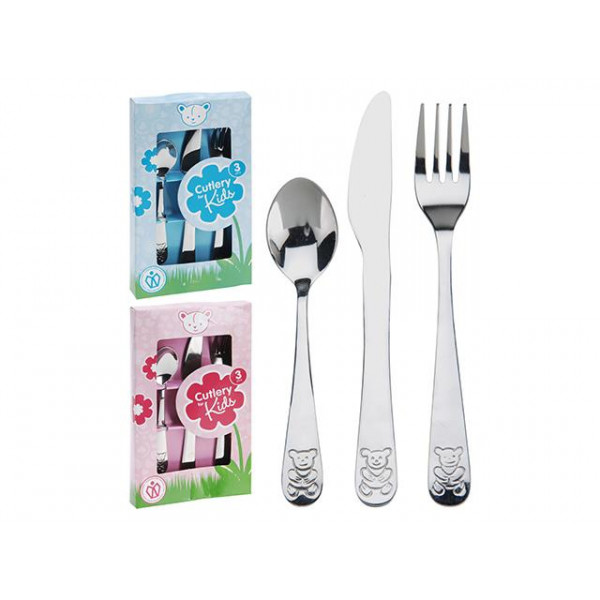 Set de tacimuri EH 3buc inox: furculita, cutit, lingura Set de tacimuri EH 3buc inox: furculita, cutit, lingura