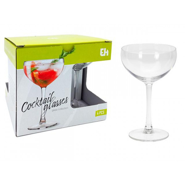Set 4 pocale pentru coktail Vinissimo, 240ml Set 4 pocale pentru coktail Vinissimo, 240ml