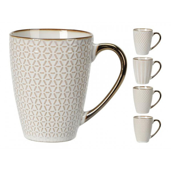 Чашка 370ml Metallic Glazed Rim, керамика Чашка 370ml Metallic Glazed Rim, керамика