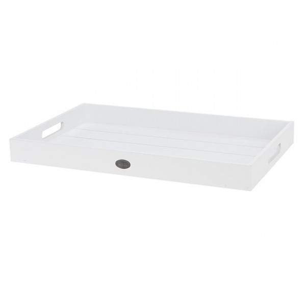 Tava de servire EH 48X30cm, alb, din lemn Tava de servire EH 48X30cm, alb, din lemn