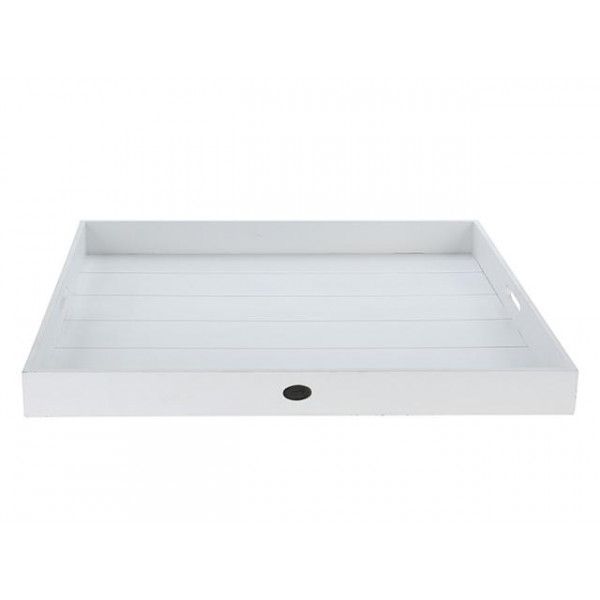 Tava de servire din lemn EH 58X48cm, alb Tava de servire din lemn EH 58X48cm, alb