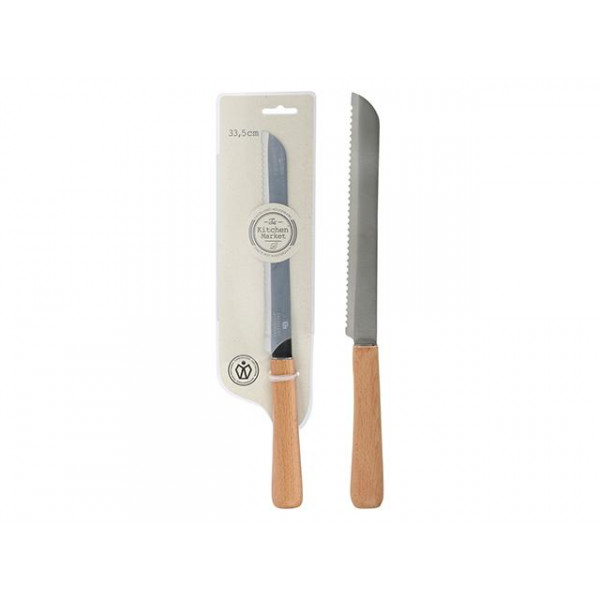 Cutit pentru paine EH, lama 20cm, lungime 33.5cm, maner mesteacan