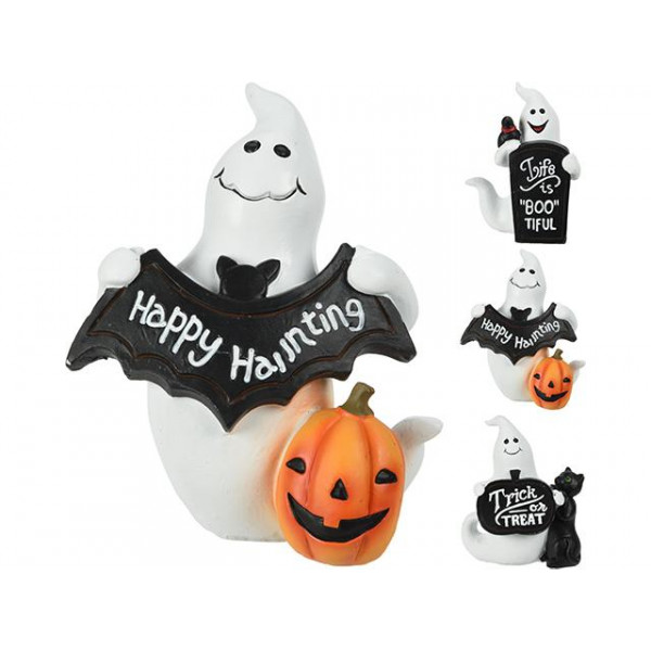 Сувенир Halloween Привидение 12Х10Х6cm, керамика, 3 вида Сувенир Halloween Привидение 12Х10Х6cm, керамика, 3 вида
