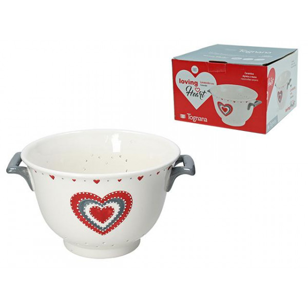 Fructiera-strecuratoare din ceramica 21cm Tognana Dolce Love Fructiera-strecuratoare din ceramica 21cm Tognana Dolce Love