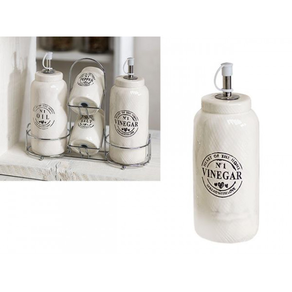 Recipient pentru otet 350ml Tognana Dolce Country, din ceramica Recipient pentru otet 350ml Tognana Dolce Country, din ceramica