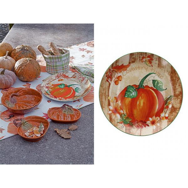 Platou din portelan D30cm Tognana "Bostan"