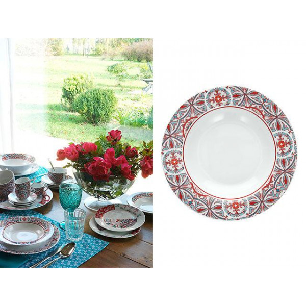 Тарелка глубокая 21cm Tognana Mediterran, фарфор Тарелка глубокая 21cm Tognana Mediterran, фарфор